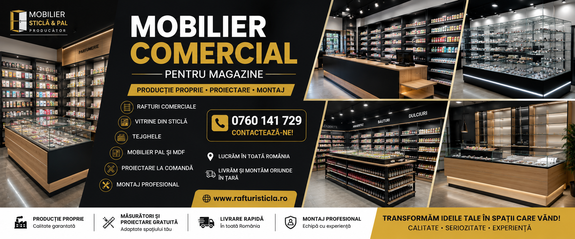mobilier comercial la comanda
