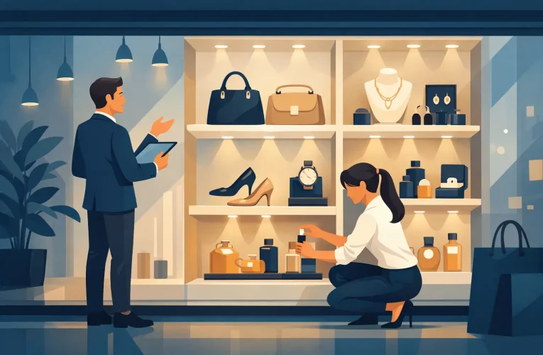 Cum expui produsele premium în vitrine comerciale