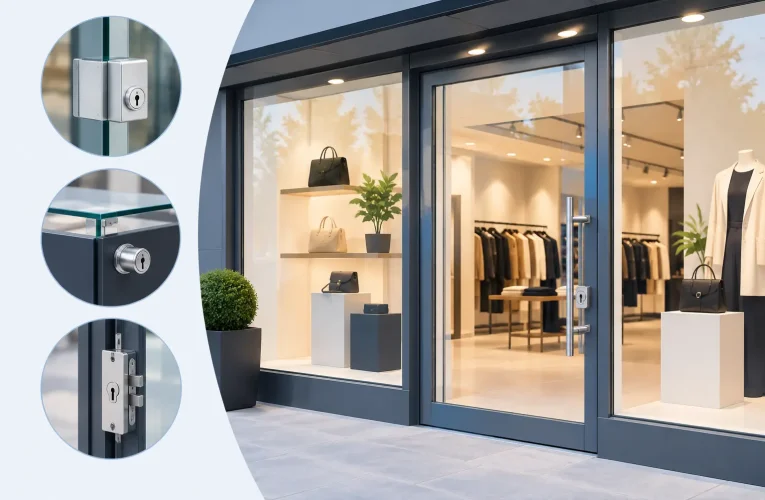 Când alegi încuietori pentru vitrine comerciale